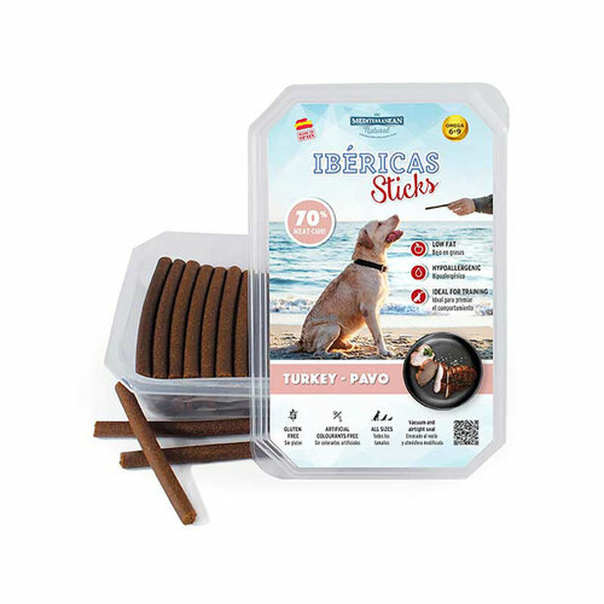 Maškrty pre psov Mediterranean Natural Páv 800 gr